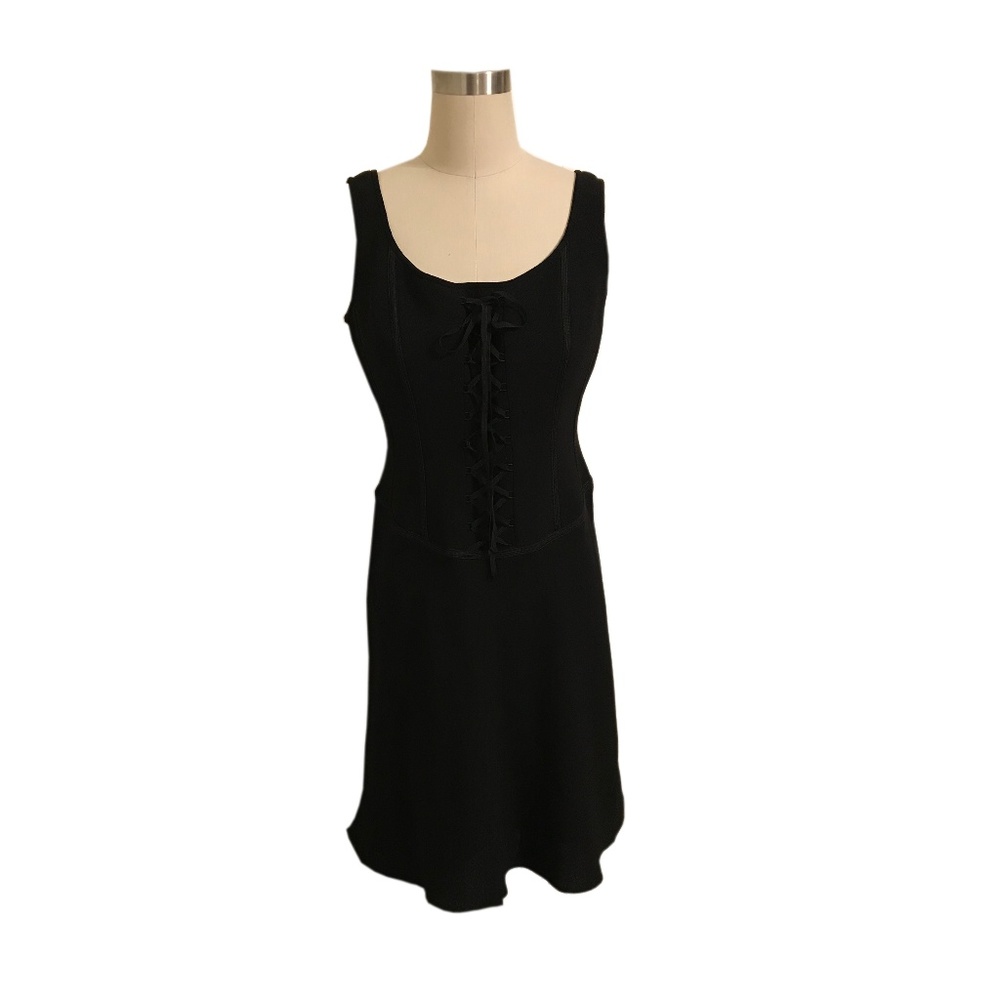 Nine West Dress Corset Gothic LBD Dress
